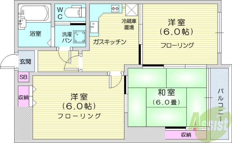 プリマベーラ3の間取り