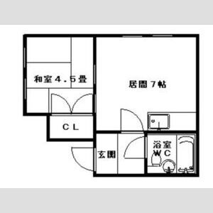 札幌市北区北二十三条西のマンションの間取り