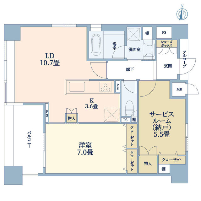 セイワパレス京都東洞院の間取り