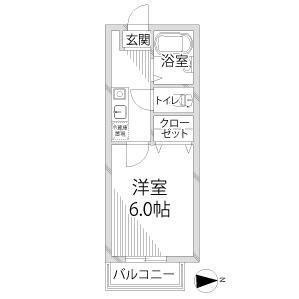 揖保郡太子町東南のアパートの間取り