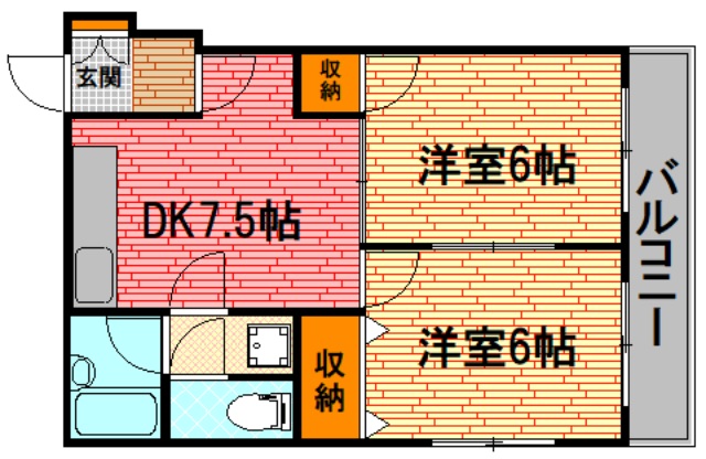 サンライズ千同IIの間取り