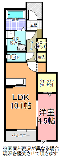 アンソレイエIIの間取り