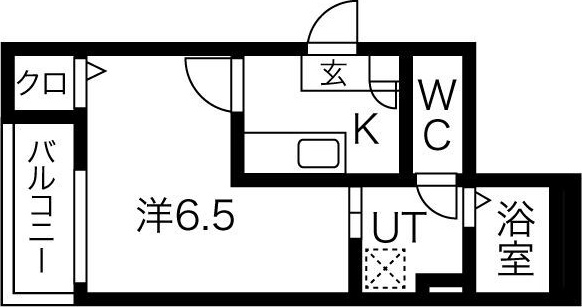 名古屋市西区城北町のアパートの間取り