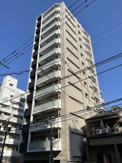 福岡市中央区清川のマンションの建物外観