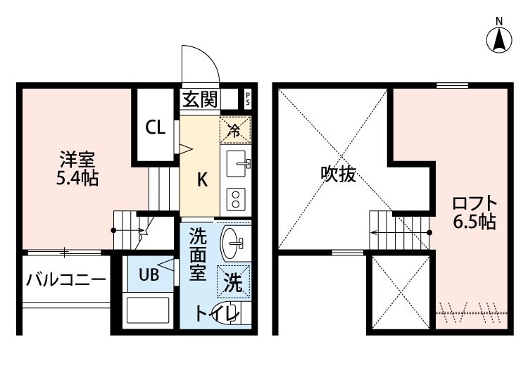 【名古屋市中村区名西通のアパートの間取り】