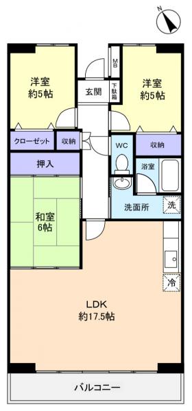 エスポワール八千代の間取り