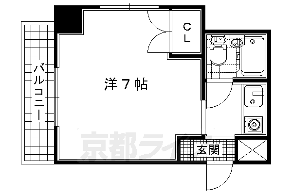 宇治市小倉町のマンションの間取り