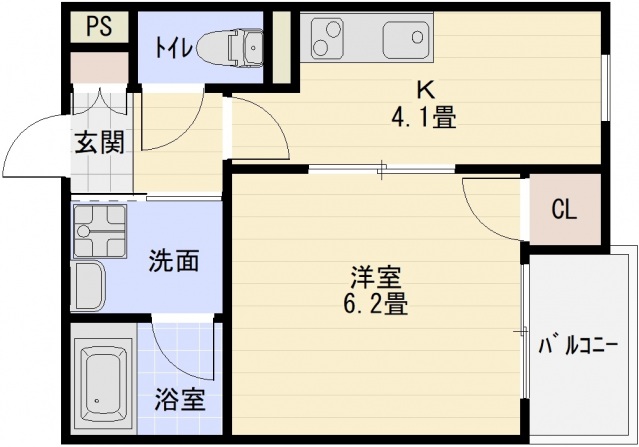 ステラウッド旭ケ丘の間取り