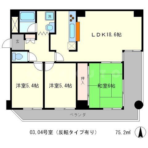 シャリマー五条の間取り