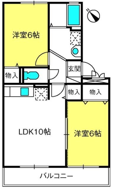 コンフォート嵯峨の間取り