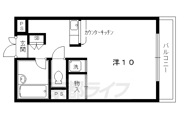 エステート修学院の間取り