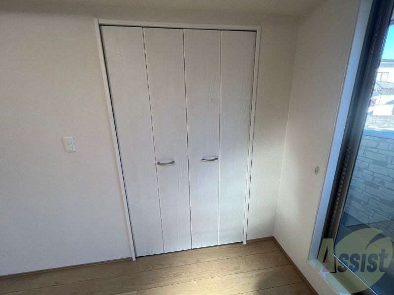 収納　クローゼットがあるのでしっかり収納ができます