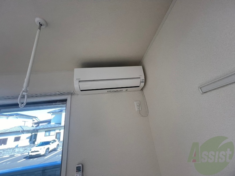 その他設備　エアコン付きで暑い夏も寒い冬も快適に過ごせます