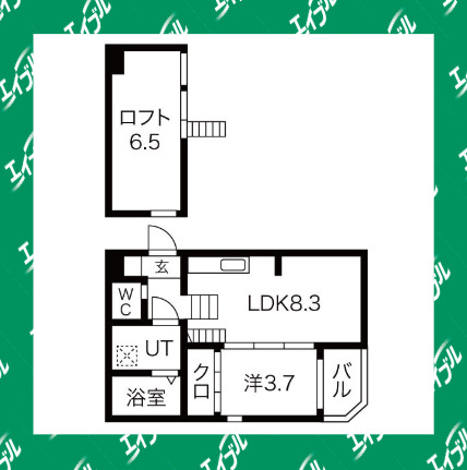 ハーモニーテラス中江の間取り