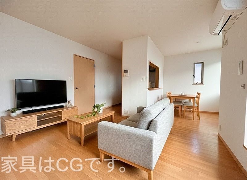 居室・リビング　家具はＣＧです。ついておりません