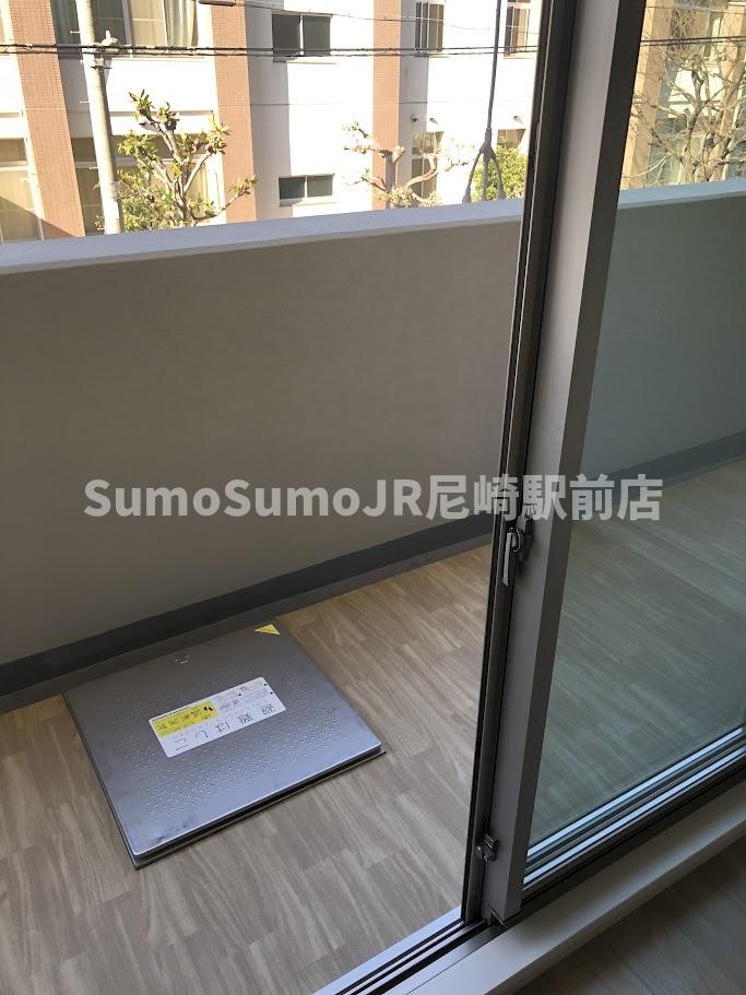 バルコニー　落ち着いた時間を過ごせるバルコニーです