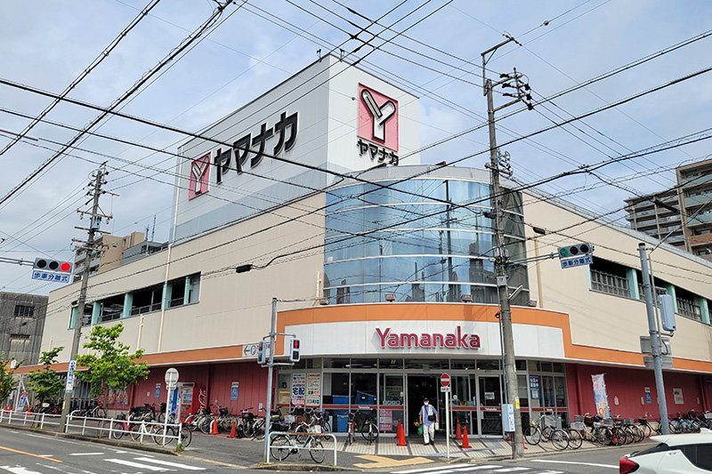 スーパー　ヤマナカ松原店（スーパー）まで450m