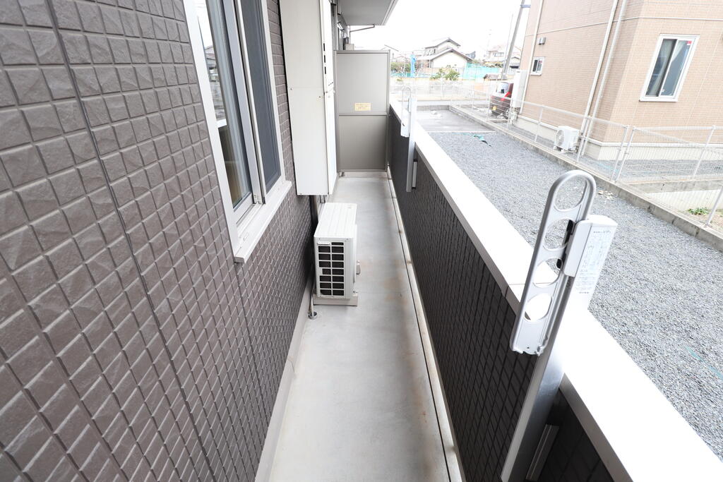 バルコニー　広々バルコニー♪