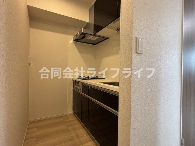 キッチン　コンパクトなキッチンで掃除もラクラク