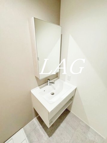 洗面設備　洗面台です。