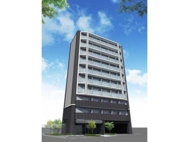 建物外観　完成模型図