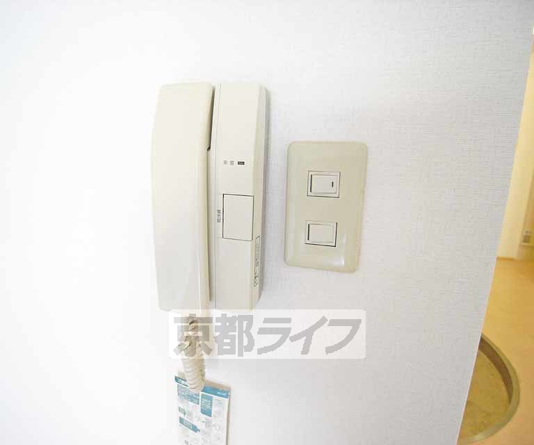 セキュリティ　来客も安心です。