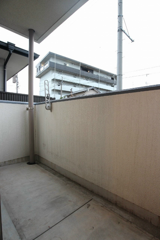 バルコニー　日当たり良好です。