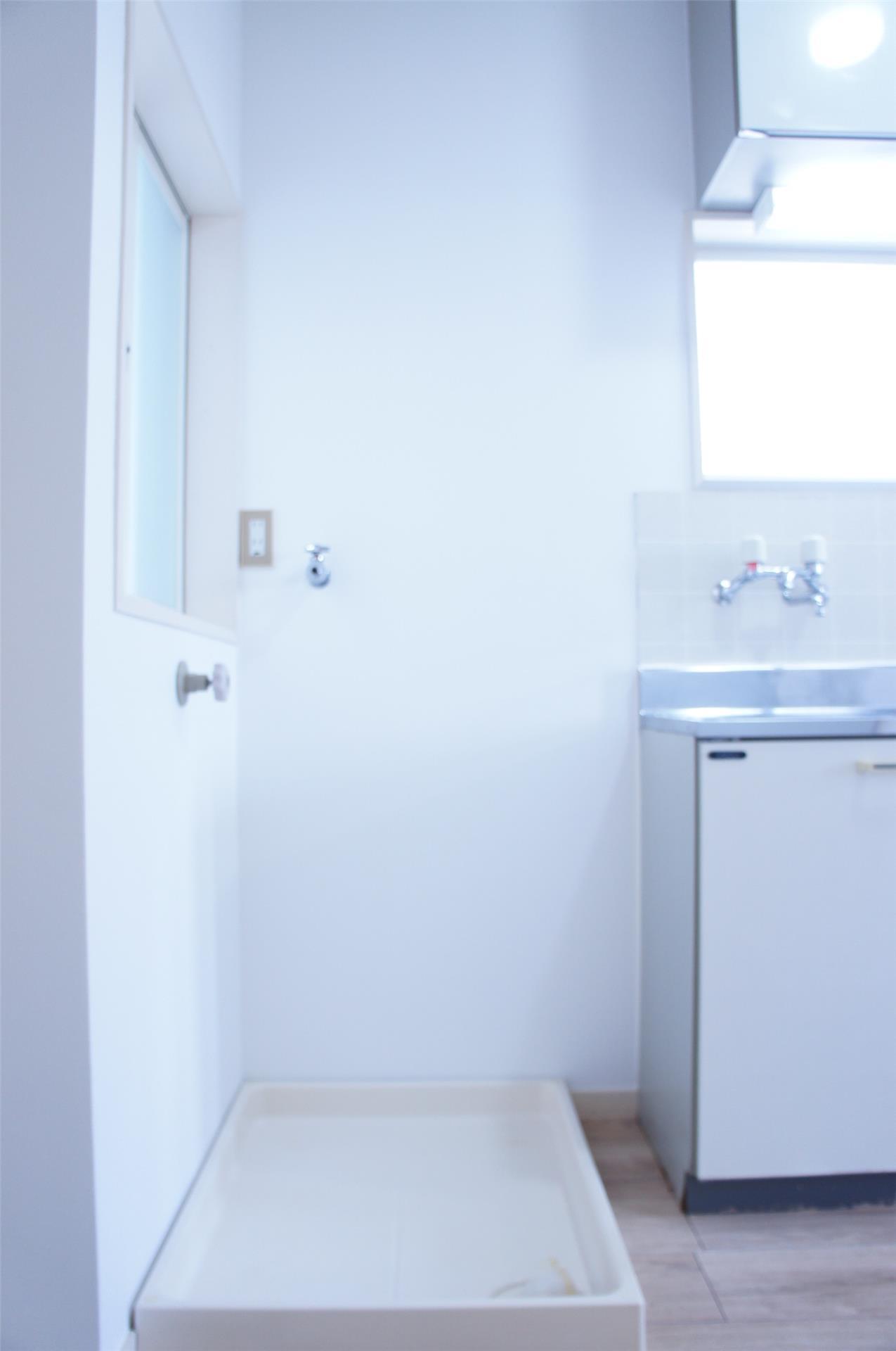 洗面設備　洗濯機置場