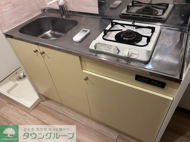 キッチン　1口ガスコンロ