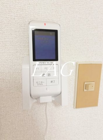 セキュリティ　モニター付きインターフォンです。