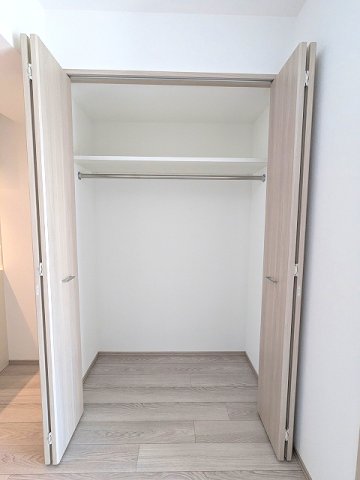 収納　DKにクローゼット付きです
