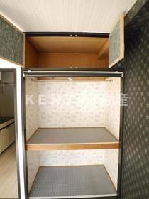 収納　たっぷりとした収納スペースです
