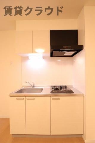 キッチン　嬉しいガスコンロ2口付きのシステムキッチンです！