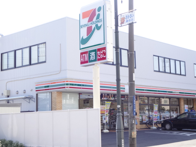 コンビニ　セブンイレブン 柏逆井店（コンビニ）まで338m