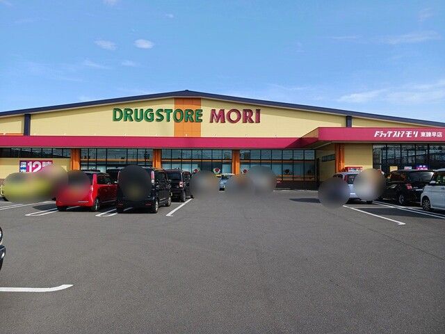 ドラックストア　ドラッグストアモリ東諫早店（ドラッグストア）まで318m
