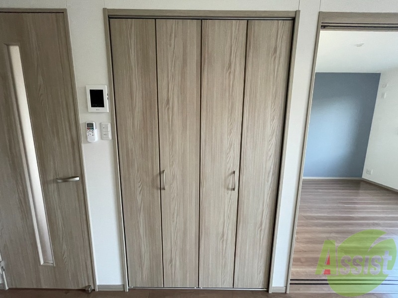 収納　ここに収納があります。収納があると部屋が広く使えます。