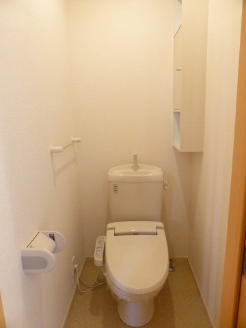 トイレ　ゆったりとした空間のトイレです
