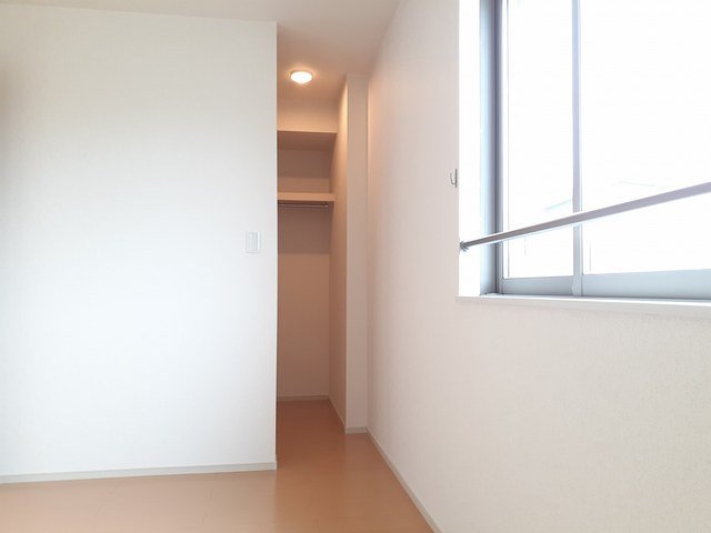 収納　たっぷりとした収納スペースです
