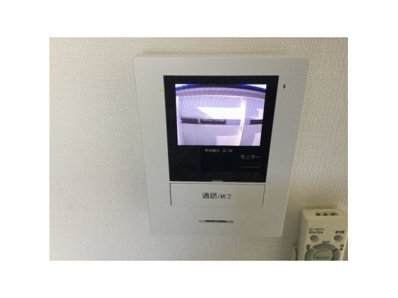 セキュリティ　モニター付きインターホン