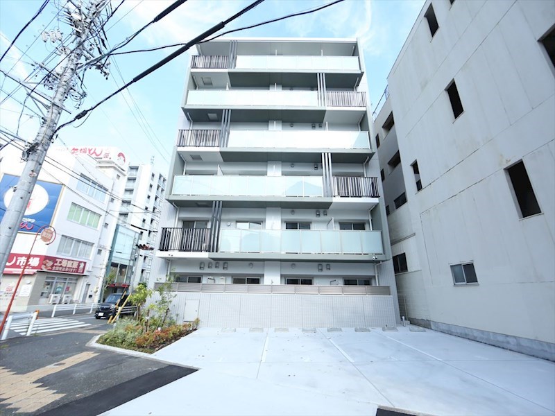 建物外観　外観　オートロック付　宅配ＢＯＸ有り