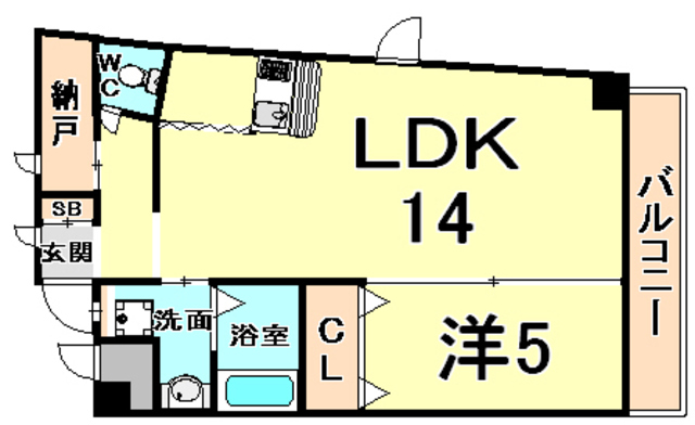 アンアークの間取り写真