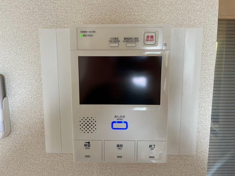 セキュリティ　TVモニターインターホン　同タイプ別部屋写真