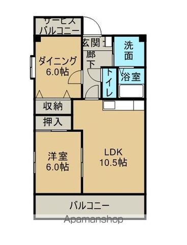 アイリット名和の間取り写真