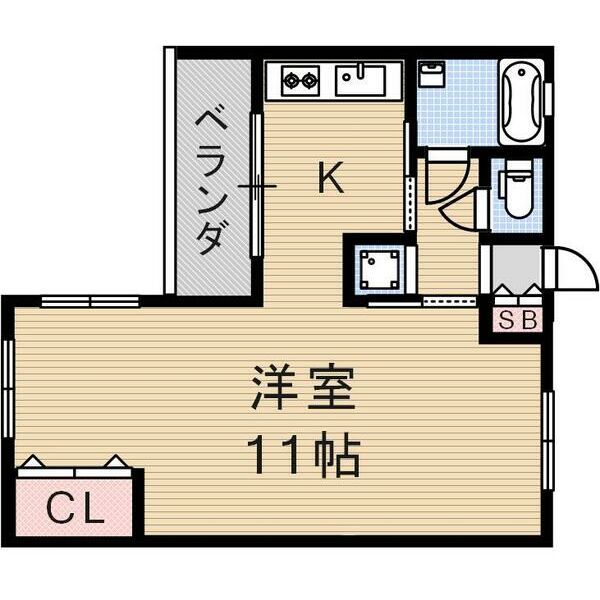 セントラルハイツの間取り写真