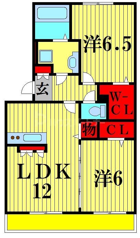 東京メトロ東西線 妙典駅 徒歩10分 3階建 築15年の間取り写真