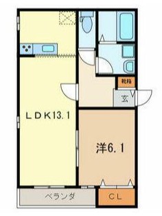 ミルクリーク飯塚の間取り写真