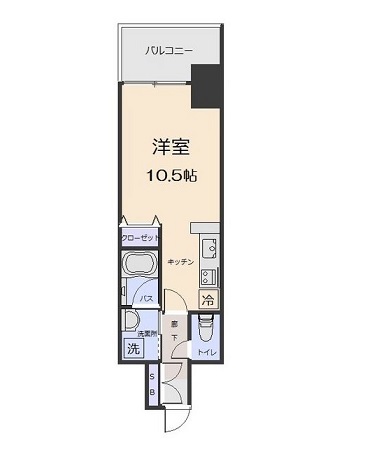 AMBER HOUSE Horitaの間取り写真