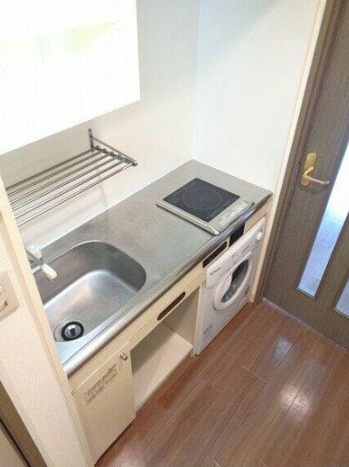 キッチン　1口のIHコンロです