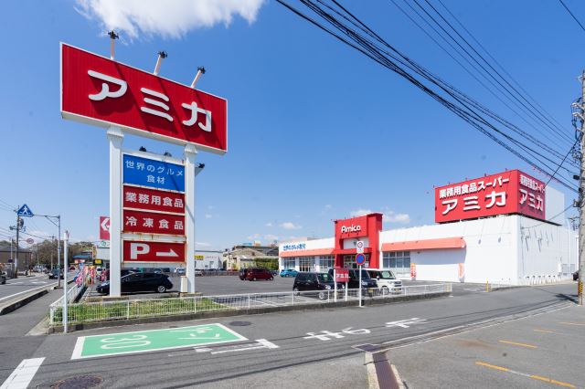 スーパー　アミカ（スーパー）まで810m