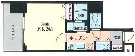京王線 府中駅 徒歩4分 14階建 築12年の間取り写真